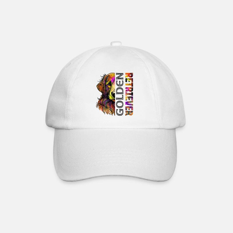 Golden retriever - Casquette classique - blanc/blanc