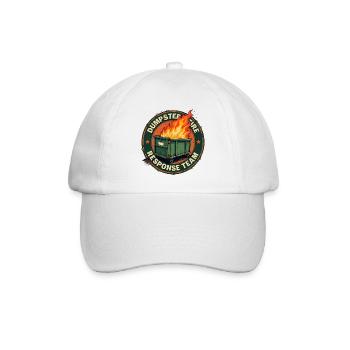 Dumpster Fire - Response Team - Baseball Cap - white/white - Front