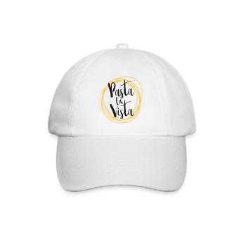 Pasta la Vista – Funny Food Design - Baseball Cap - white/white - Front