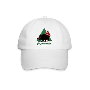 emblematisches Logo des Departements Ardennen - Baseballkappe - Weiß/Weiß - Vorne