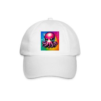 Pieuvre - Casquette classique - blanc/blanc - Devant