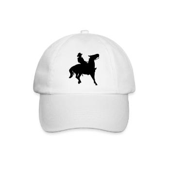 Cow-boy - Casquette classique - blanc/blanc - Devant