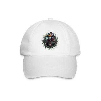 Santa Invierno's Skull - Baseball Cap - white/white - Front