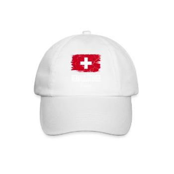Lake lucerne - Baseball Cap - white/white - Front