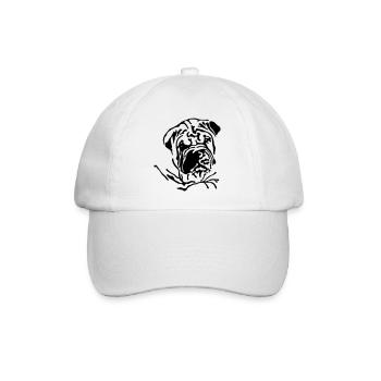 Shar-Pei - Baseballkappe - Weiß/Weiß - Vorne