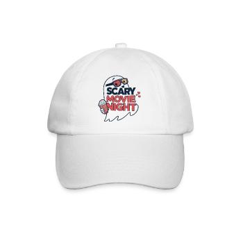 Nuit Fantôme Cinéma d'Horreur - Casquette classique - blanc/blanc - Devant