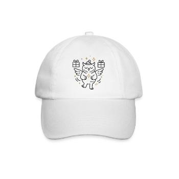 Magical Owl Joy with Stars - Baseball Cap - white/white - Front