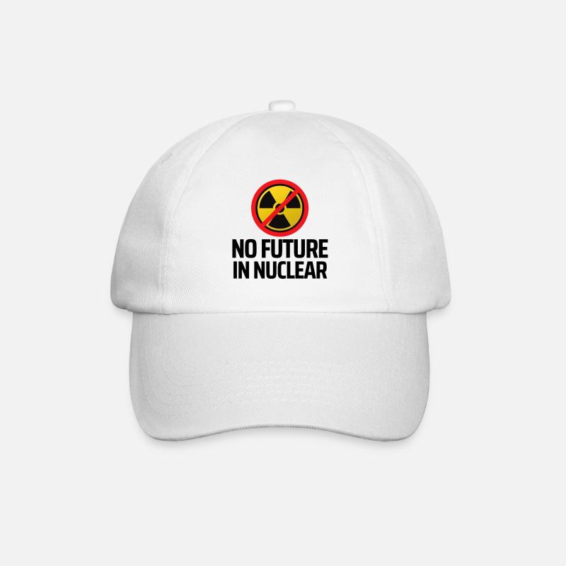 Keine Atomkraft - Baseballkappe - Weiß/Weiß
