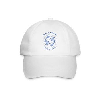 Pisces Zodiac Sign – Dreamy Astrological Gift - Baseball Cap - white/white - Front