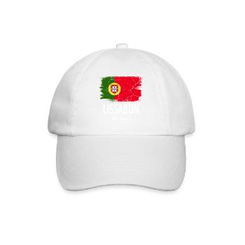 Lissabon - Baseballkappe - Weiß/Weiß - Vorne