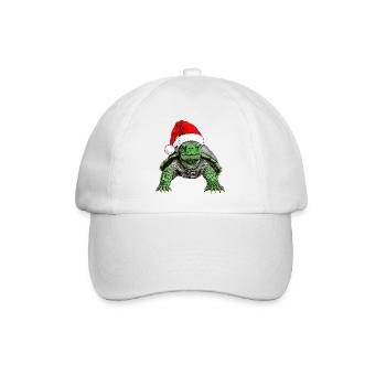 Turtles Christmas - Baseball Cap - white/white - Front