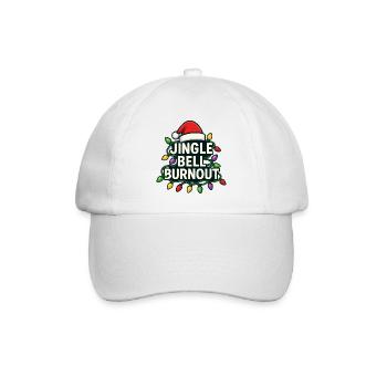 Jingle Bells, Burnout, Christmas, Subtle Humbu - Baseball Cap - white/white - Front