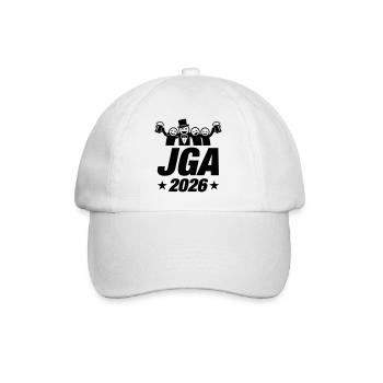 Bachelor party 2026 - Baseball Cap - white/white - Front