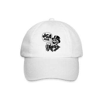 Jga 2026 Bachelor Party Skull - Baseball Cap - white/white - Front