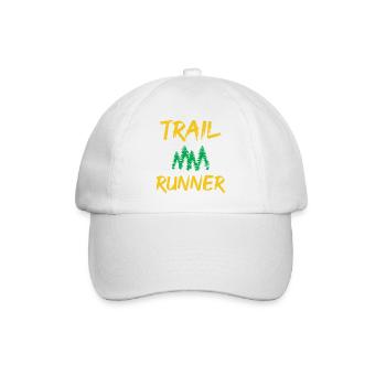 Trail Runner - Baseball Cap - white/white - Front