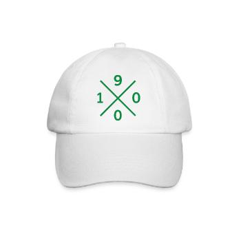 1900 Mönchengladbach Fan Hoodie, T-Shirt, Kissen - Baseballkappe - Weiß/Weiß - Vorne