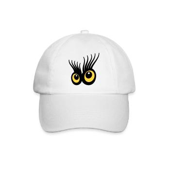 Yeux - Casquette classique - blanc/blanc - Devant