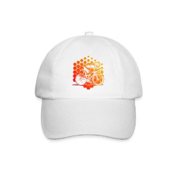 Conception de vélos de route à propulsion - Casquette classique - blanc/blanc - Devant