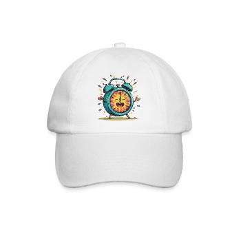 Sonnenwecker Jubelbild - Baseballkappe - Weiß/Weiß - Vorne