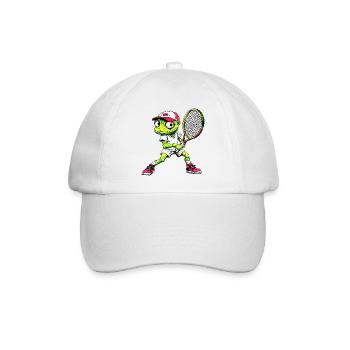Caméléon du tennis - Casquette classique - blanc/blanc - Devant