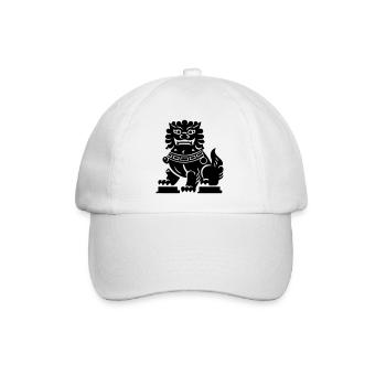 Lion chinois - Casquette classique - blanc/blanc - Devant