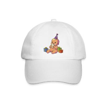 Bébé Cupcake d’anniversaire - Casquette classique - blanc/blanc - Devant