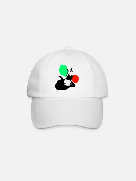 fox - Baseball Cap - white/white
