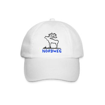 Illustration de Moose North Way Scandinavie - Casquette classique - blanc/blanc - Devant