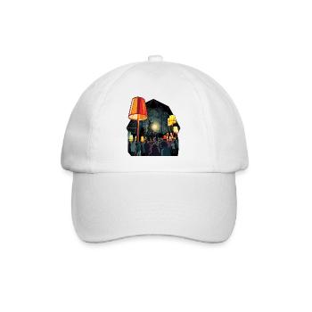 Festival Feeling Party Summer - Baseball Cap - white/white - Front