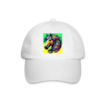 cheval - Casquette classique - blanc/blanc - Devant