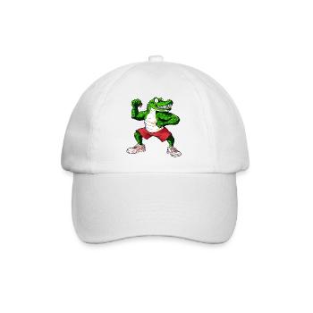 Fitness Crocodile - Casquette classique - blanc/blanc - Devant