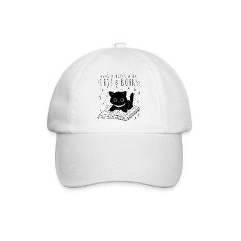 Chats & Livres - Casquette classique - blanc/blanc - Devant