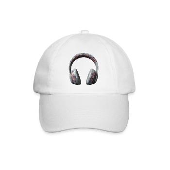 Loud Thoughts Graffiti Headphones - Baseball Cap - white/white - Front