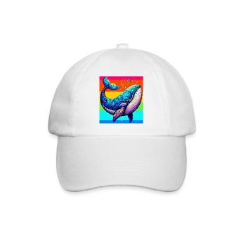 baleine - Casquette classique - blanc/blanc - Devant