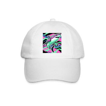 Requin - Casquette classique - blanc/blanc - Devant