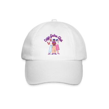 Cozy Girls Club Warm Aesthetic Girl Power - Baseball Cap - white/white - Front