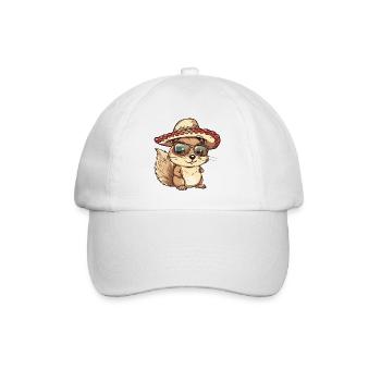 Sombrero comique comique Écureuil - Casquette classique - blanc/blanc - Devant