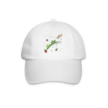 Colorful Insect World Nature Fantasy Style - Baseball Cap - white/white - Front