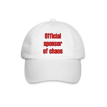 inscription amusante - Casquette classique - blanc/blanc - Devant