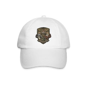 Milfit Akademie Patch Muskelhelden - Baseballkappe - Weiß/Weiß - Vorne