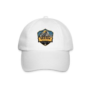 Seceda Dolomites Italy Vintage Mountain Hiking - Baseball Cap - white/white - Front