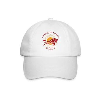 Spain Spirit Sunhorse Emblem - Baseball Cap - white/white - Front