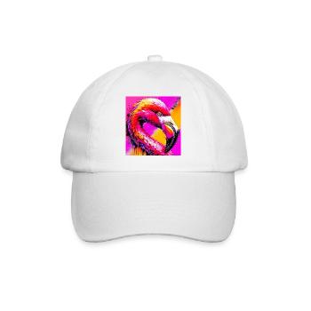 Flamant - Casquette classique - blanc/blanc - Devant