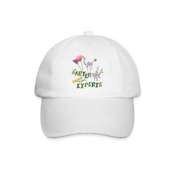 Garden Expert - Baseball Cap - white/white - Front
