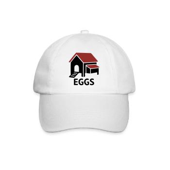 Insigne des œufs de poulailler - Casquette classique - blanc/blanc - Devant