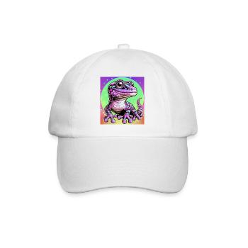 Gecko - Baseball Cap - white/white - Front
