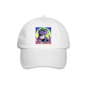 Gecko - Baseball Cap - white/white - Front