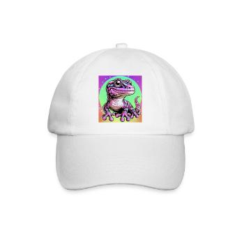 Gecko - Baseball Cap - white/white - Front
