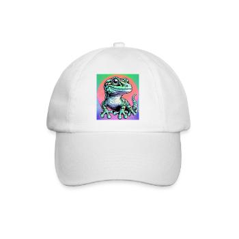 Gecko - Casquette classique - blanc/blanc - Devant