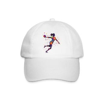 Handball Handball Player Handball Coach Fan Gift - Baseball Cap - white/white - Front